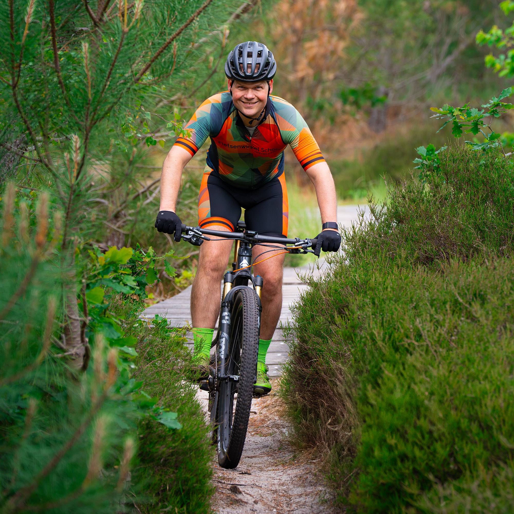 Floor Krul, oprichter van Mountainbike Huren Schoorl