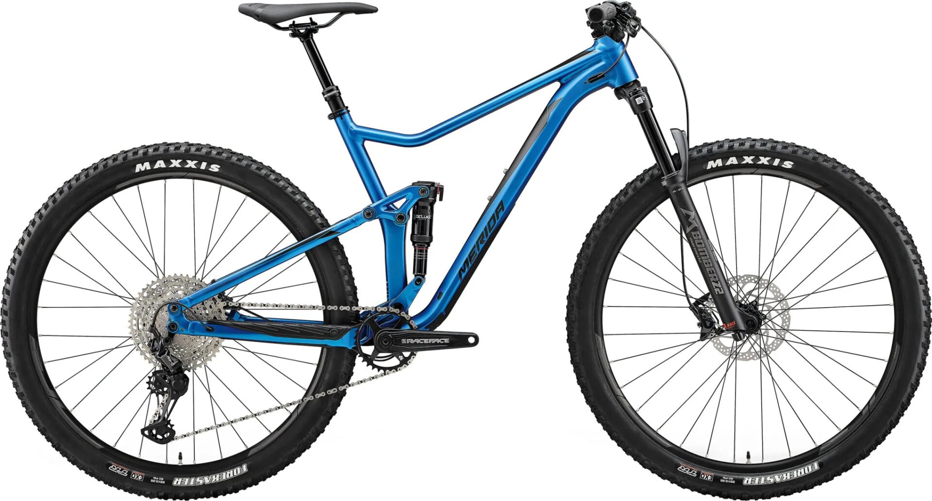 Merida ONE-TWENTY 600 full suspension mountainbike in Silk Blue