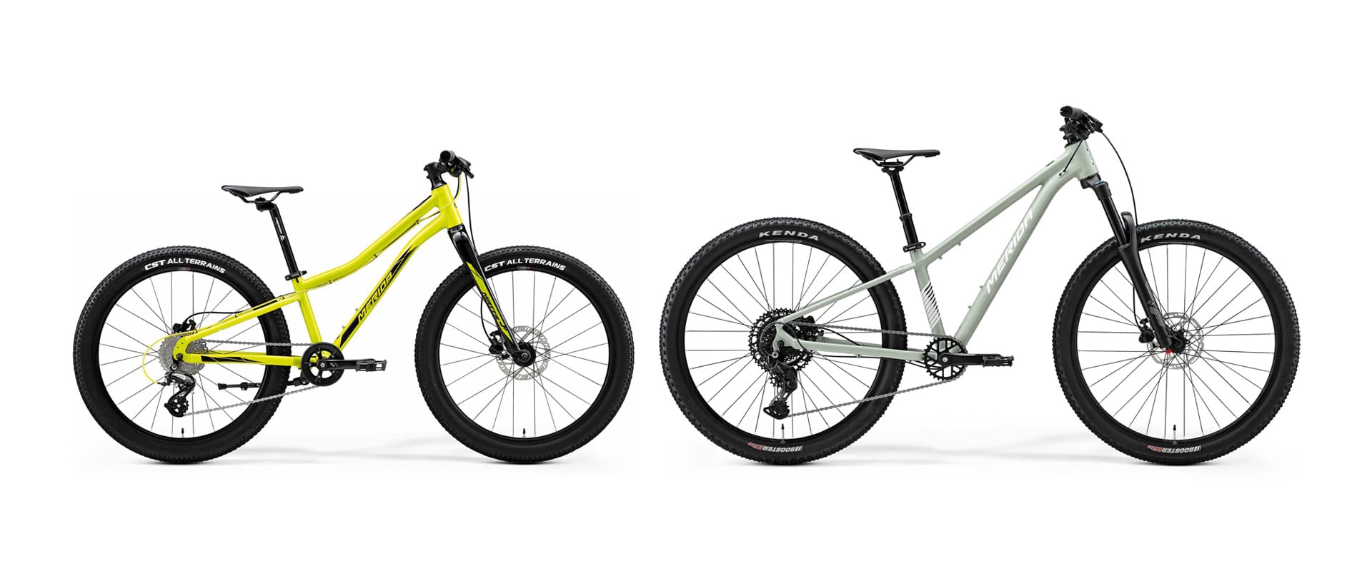 Onze kinder-mountainbikes: MERIDA Matts J.24+ (XXS) en Matts J. Champion (XS)