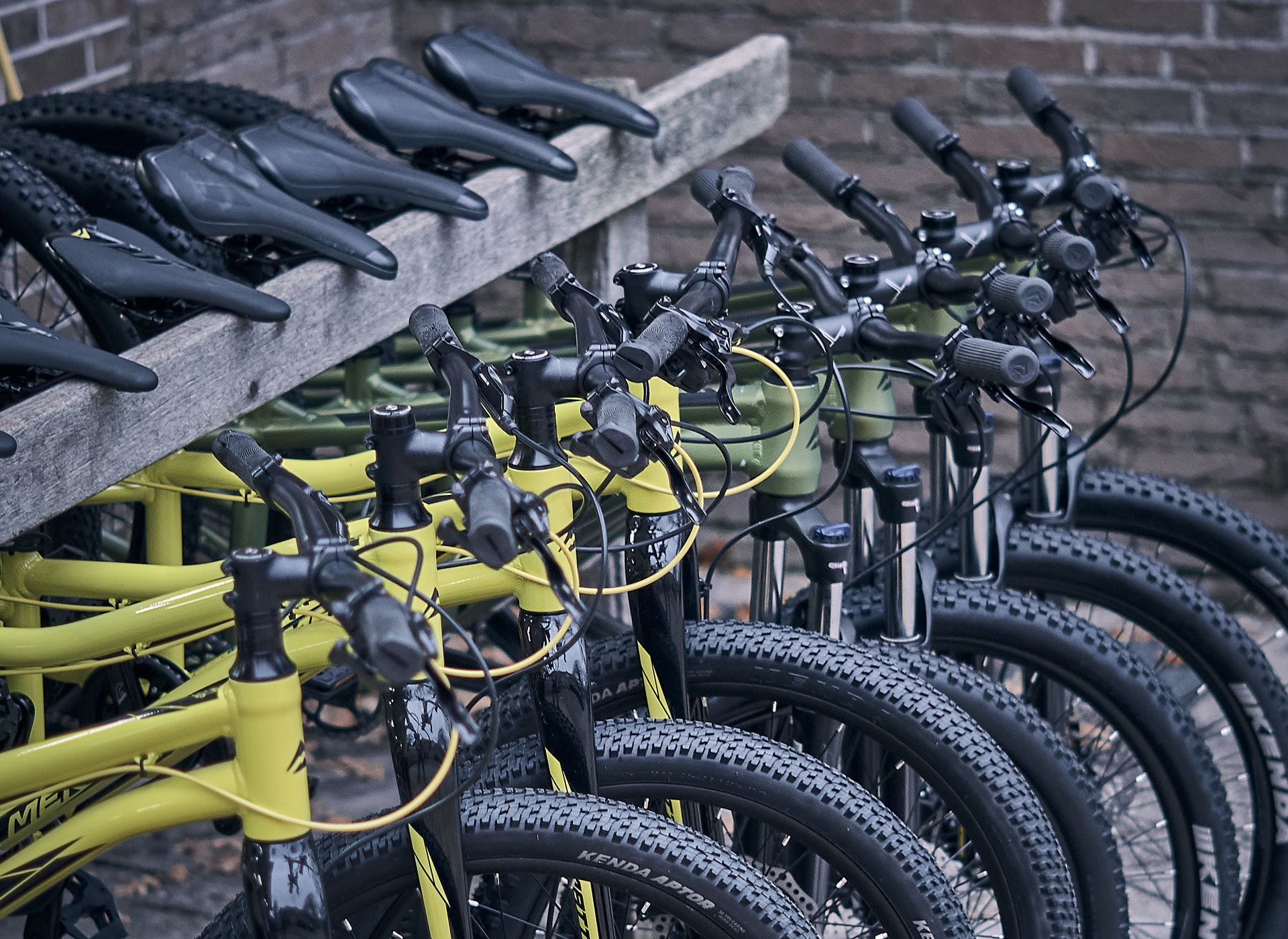 Verhuurvoorraad kinder-mountainbikes van Mountainbike Huren Schoorl